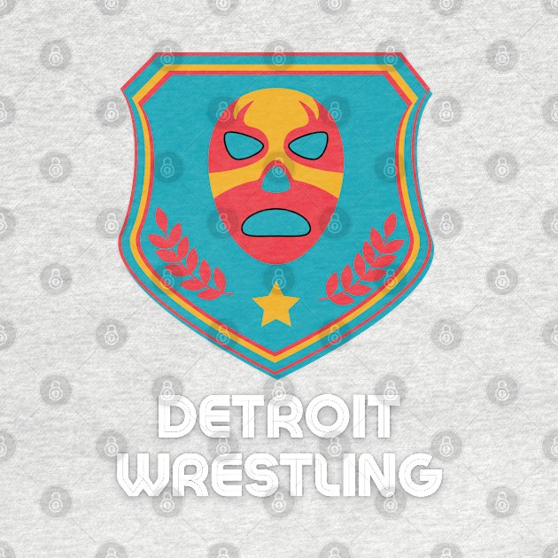 Detroit Wrestling "Slithery Teal" by DDT Shirts